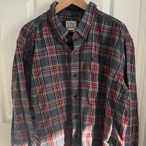 L.L. Bean Men's Scotch Plaid Flannel Shirt, Traditional Fit XXL